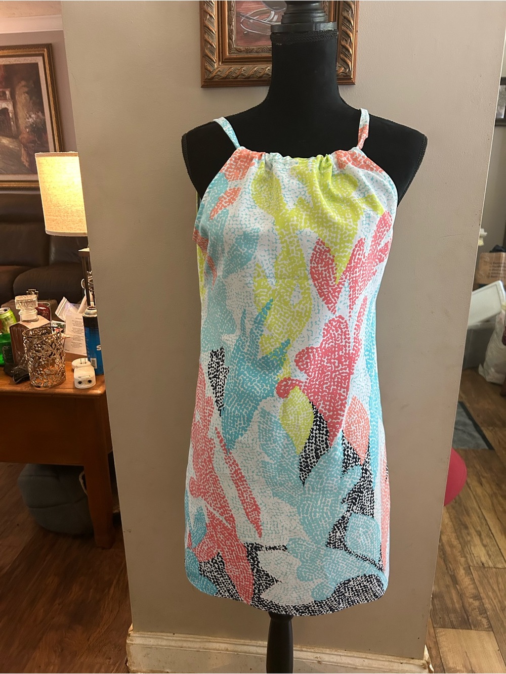 Crown & Ivy Women’s Multicolor Halter Summer Dress